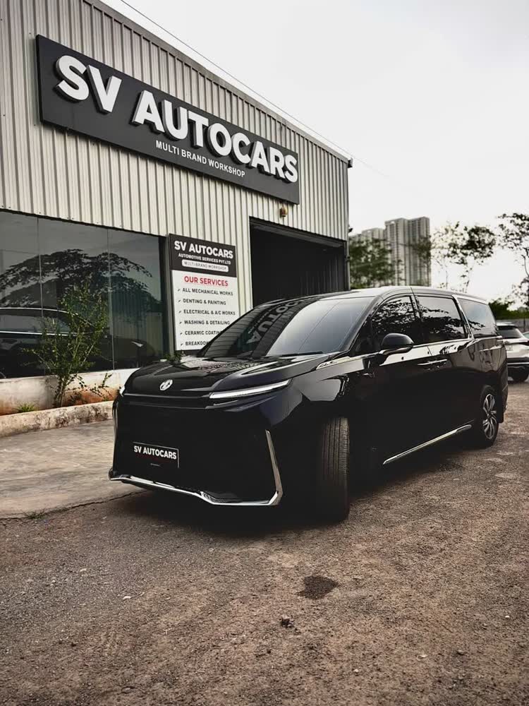 MG M9 EV full-body gloss PPF